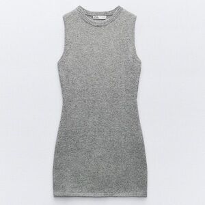 Zara Grey Knit Dress